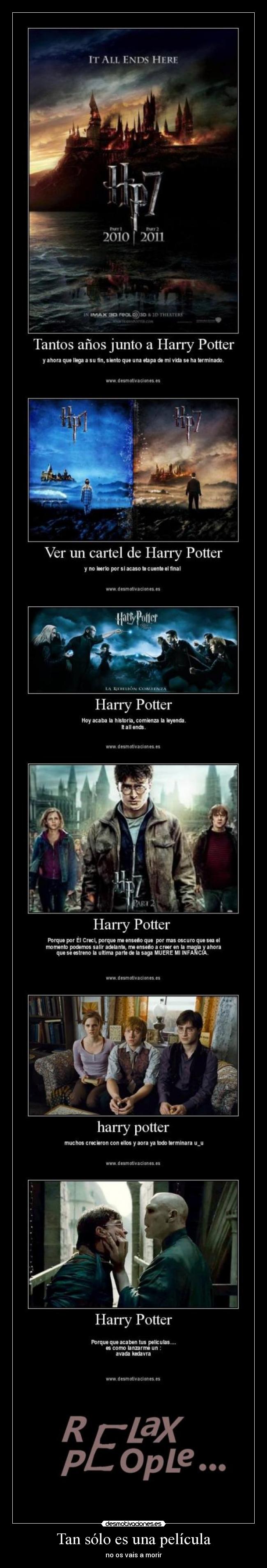 Tan sólo es una película - no os vais a morir