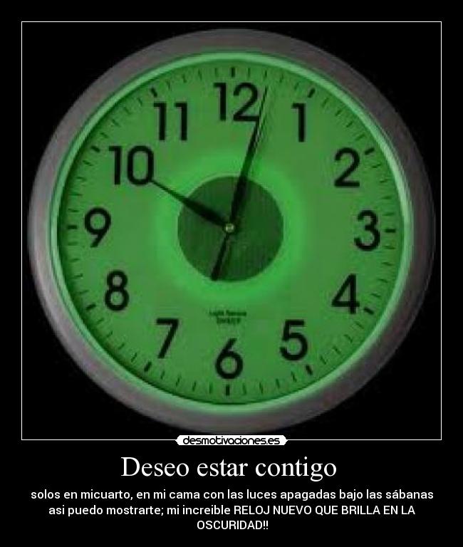 Deseo estar contigo -