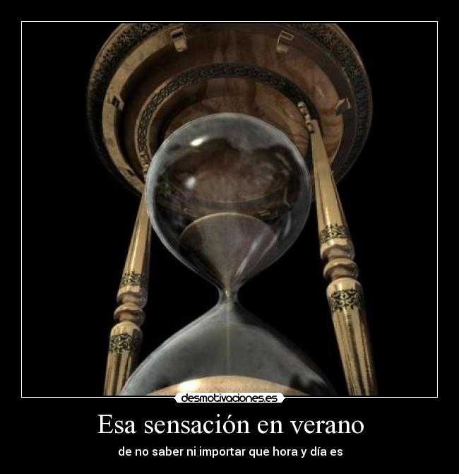Esa sensación en verano - 