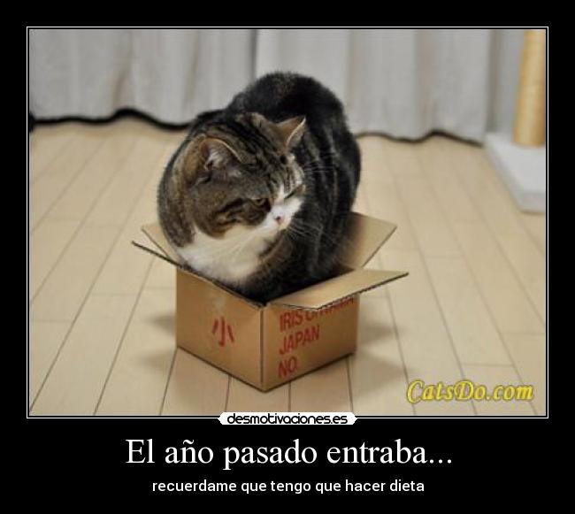 El año pasado entraba... -