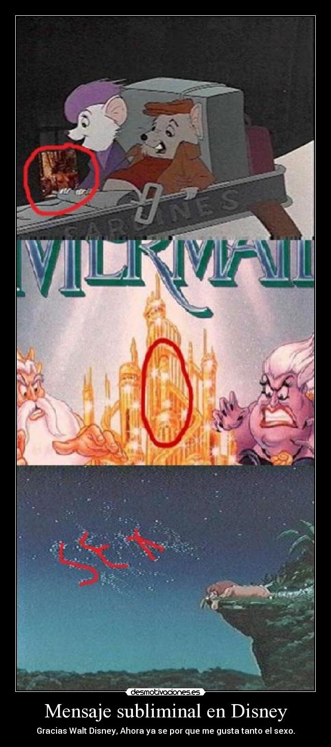 Mensaje subliminal en Disney - 