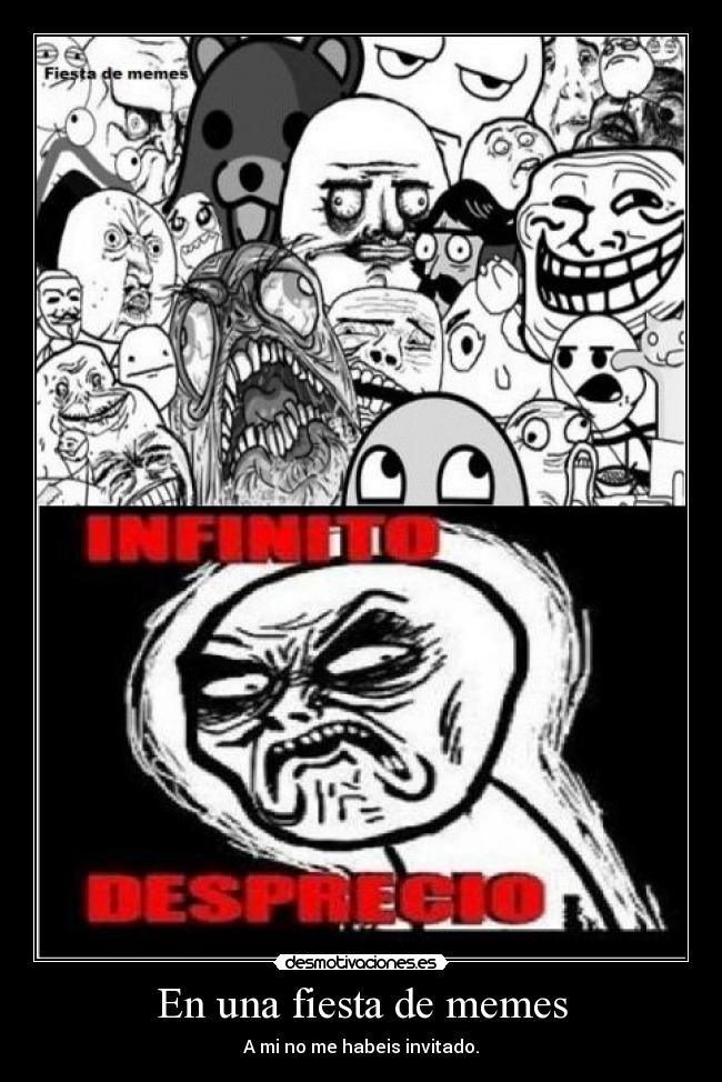 En una fiesta de memes -