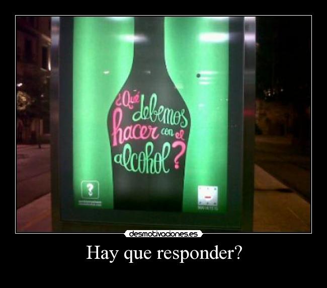 Hay que responder? - 