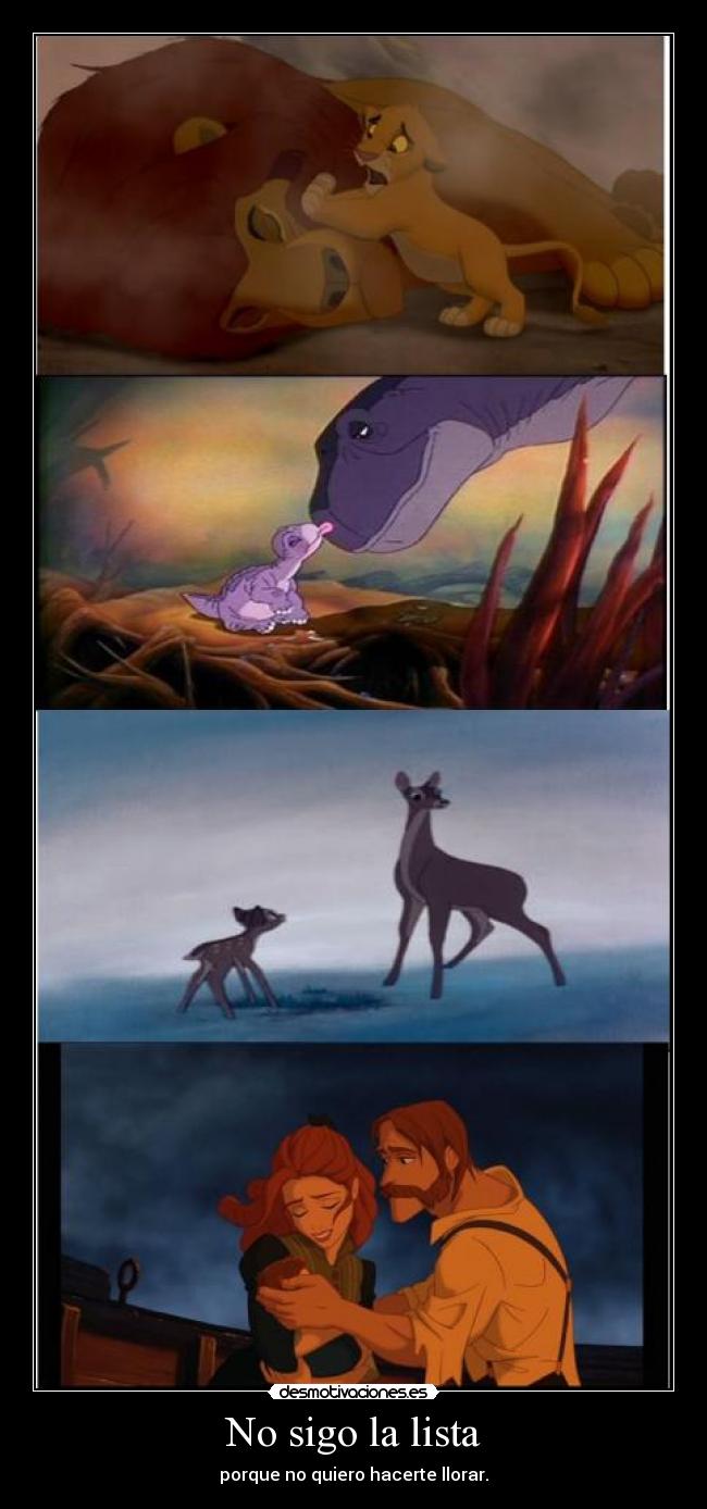 No sigo la lista -