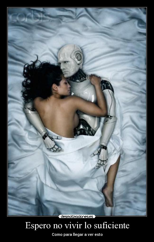 carteles mujer robot vivir suficiente desmotivaciones