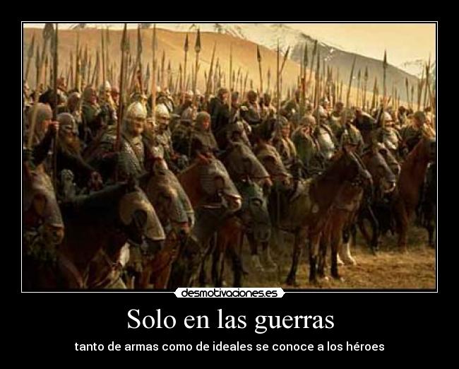 Solo en las guerras - 