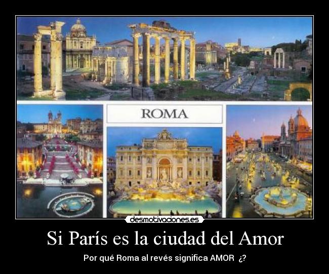 Si París es la ciudad del Amor -