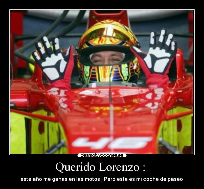Querido Lorenzo :  - 