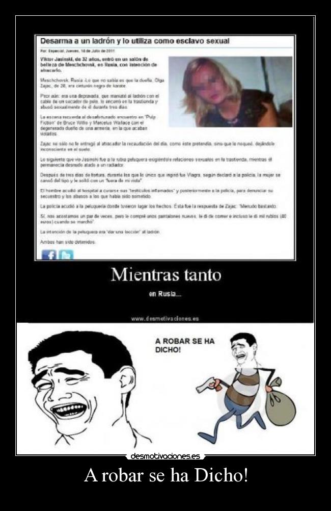 carteles yao ming meme robar fotos locasladron esclavo sexual humor desmotivaciones