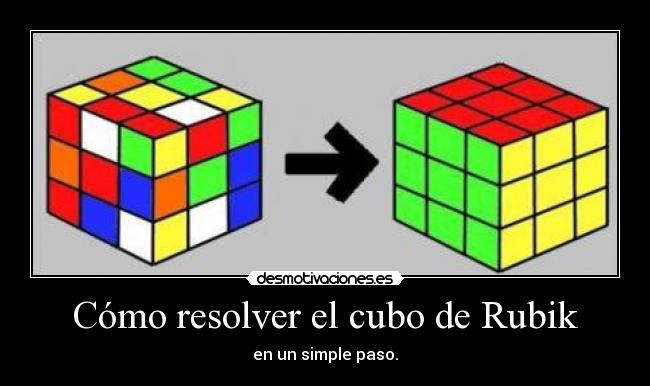 Cómo resolver el cubo de Rubik - 