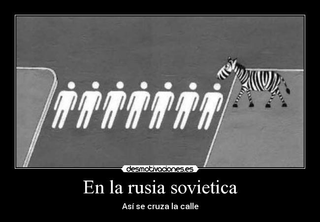 En la rusia sovietica - Así se cruza la calle