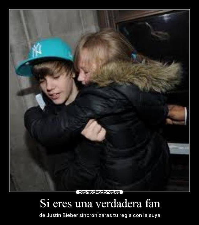Si eres una verdadera fan - de Justin Bieber sincronizaras tu regla con la suya