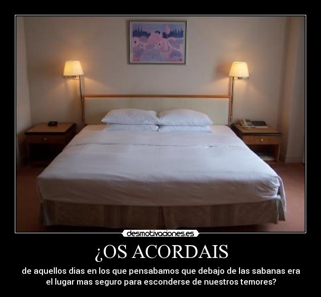 ¿OS ACORDAIS -