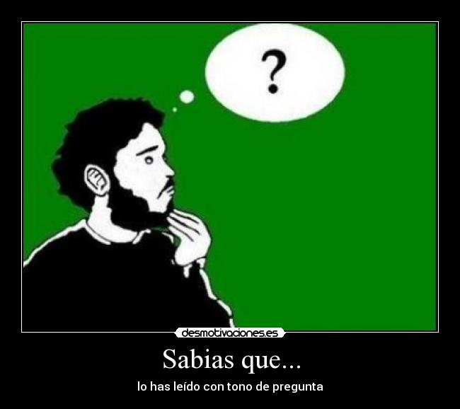 Sabias que... - 