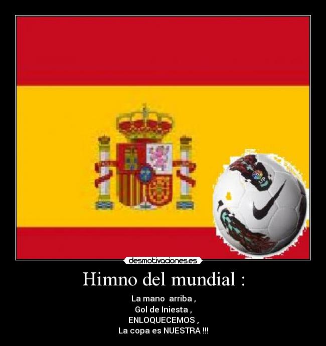 Himno del mundial : - 