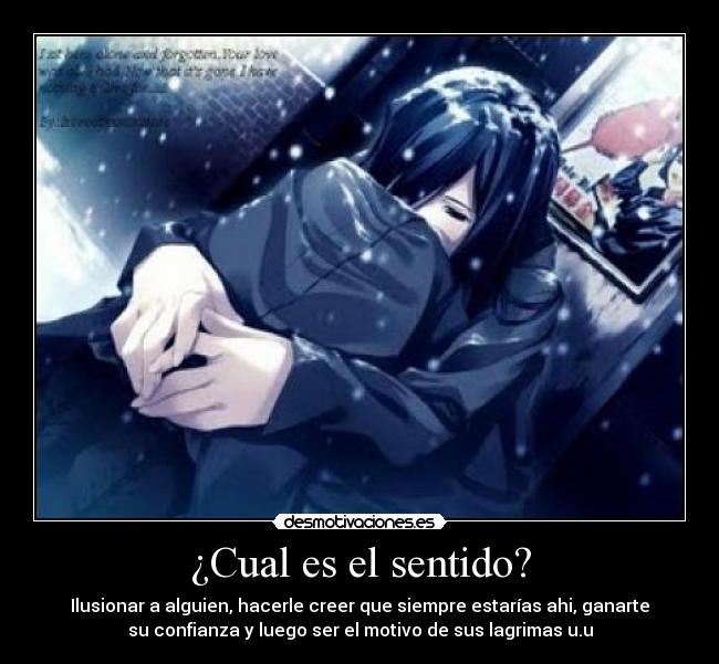 ¿Cual es el sentido? - 