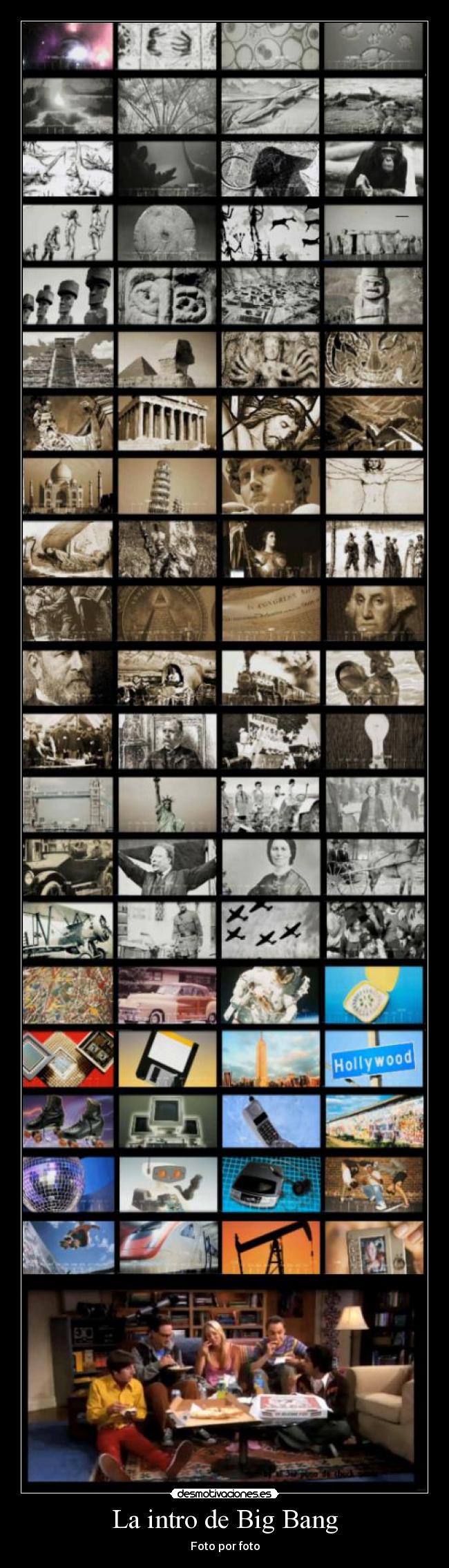 La intro de Big Bang - Foto por foto