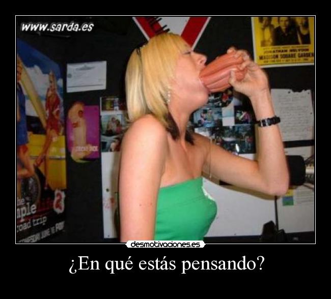 ¿En qué estás pensando? -