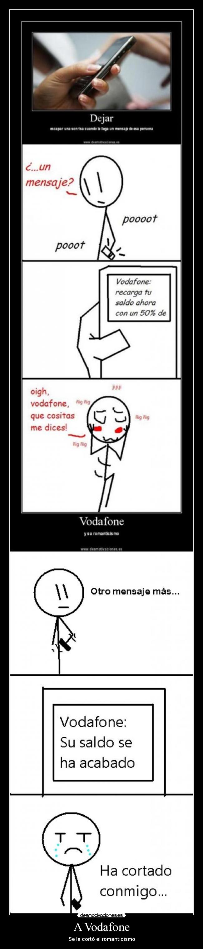 A Vodafone - Se le cortó el romanticismo