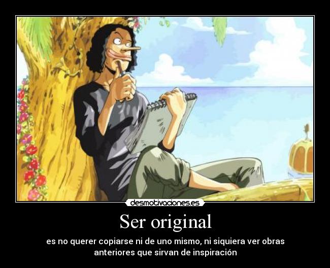 carteles usopp dibujo one piece mar arbol lapiz libreta pirata desmotivaciones