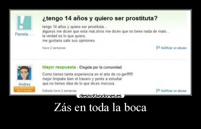 Zás en toda la boca -