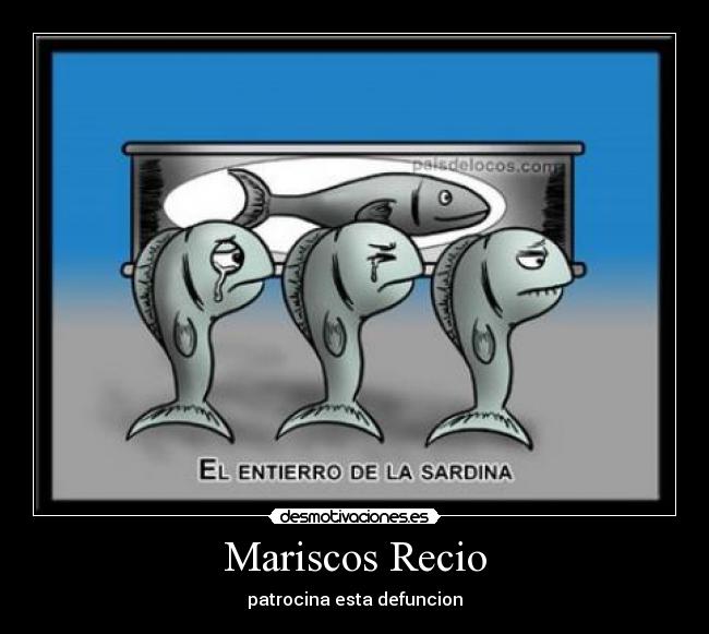 carteles mariscos recio desmotivaciones