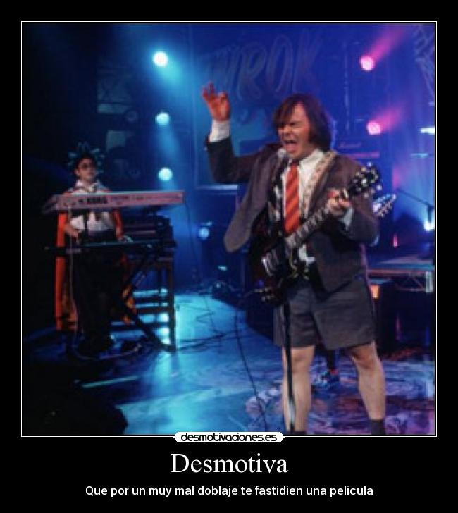 Desmotiva - Que por un muy mal doblaje te fastidien una pelicula