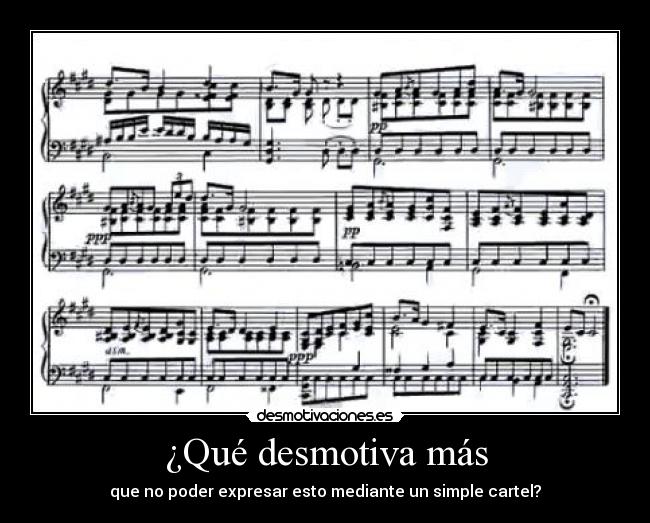 ¿Qué desmotiva más -