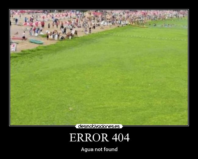 ERROR 404 - Agua not found