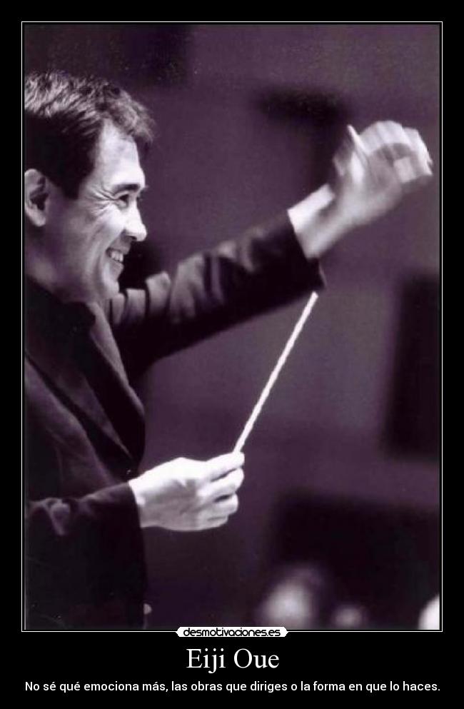 carteles eiji oue director orquesta desmotivaciones