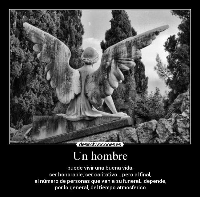 Un hombre -