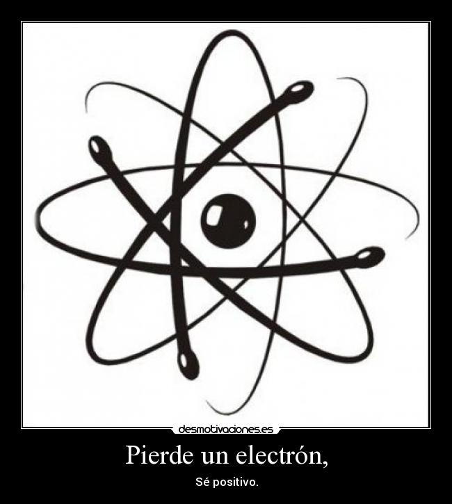 Pierde un electrón, - 