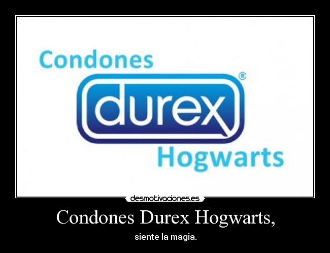 Condones Durex Hogwarts, - 