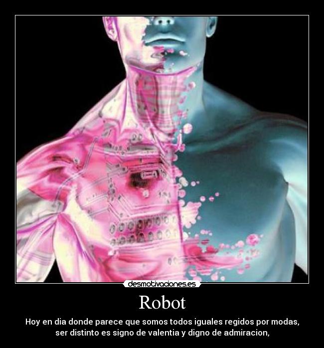 carteles robot desmotivaciones