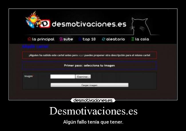 Desmotivaciones.es - Algún fallo tenía que tener.