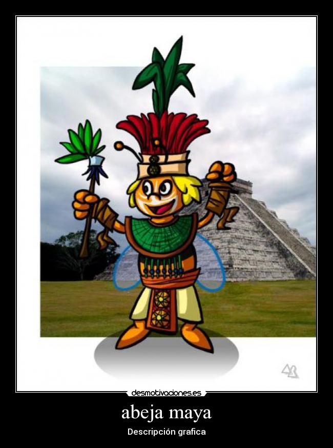 abeja maya - Descripción grafica