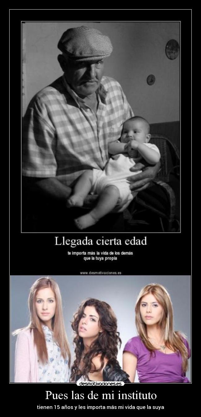 Pues las de mi instituto -