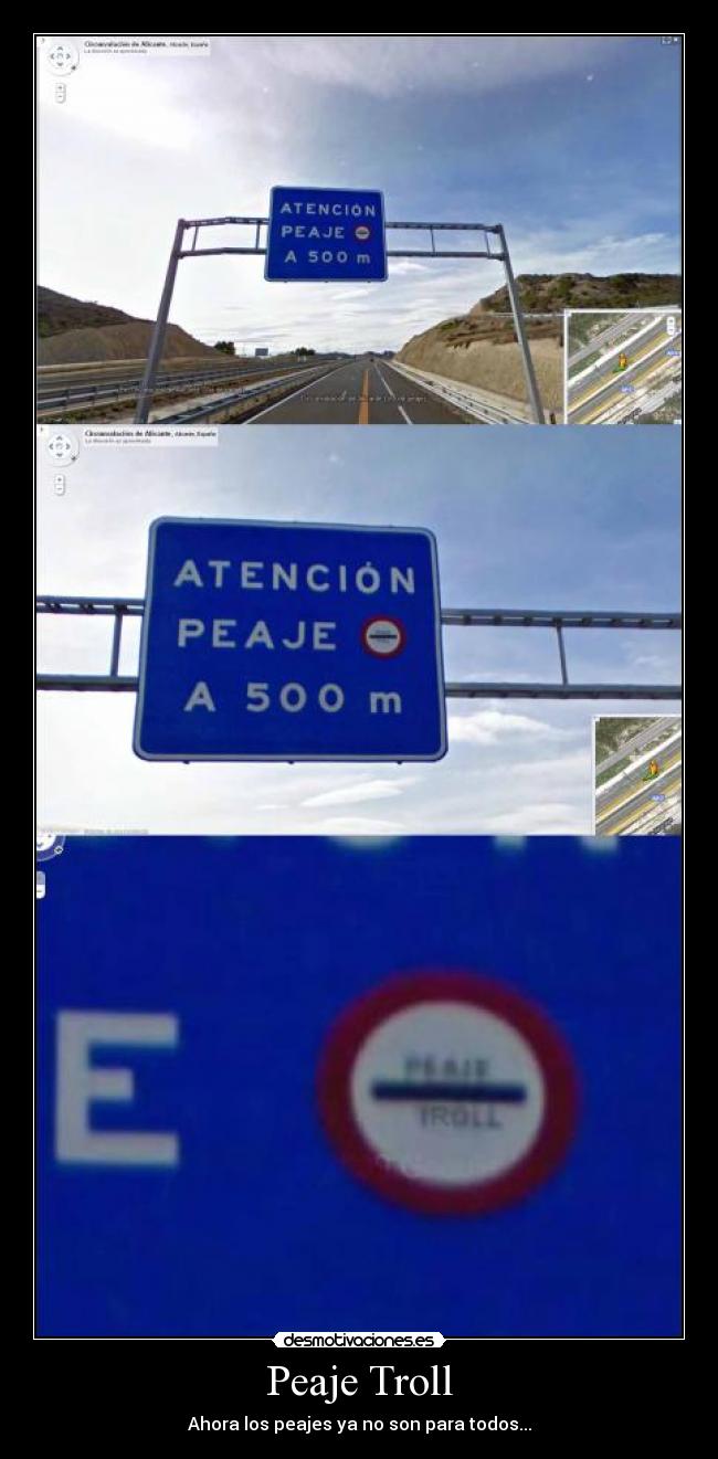 Peaje Troll - Ahora los peajes ya no son para todos...