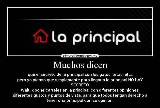 Muchos dicen -