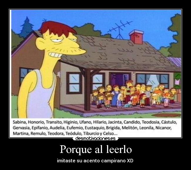 Porque al leerlo - 