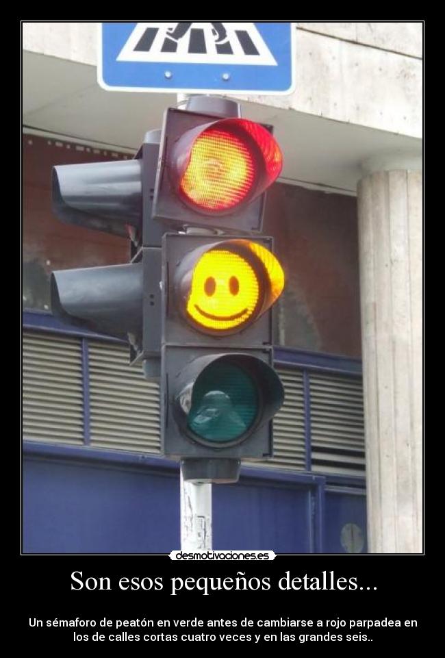 Son esos pequeños detalles... -