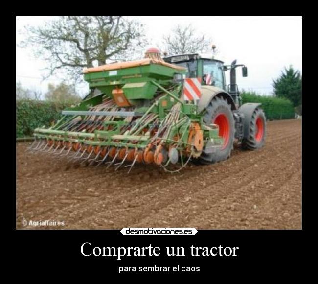 Comprarte un tractor -