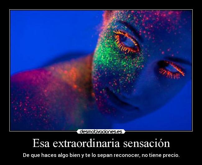 Esa extraordinaria sensación - 