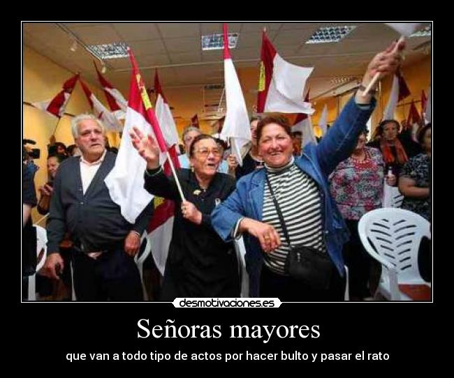 Señoras mayores -