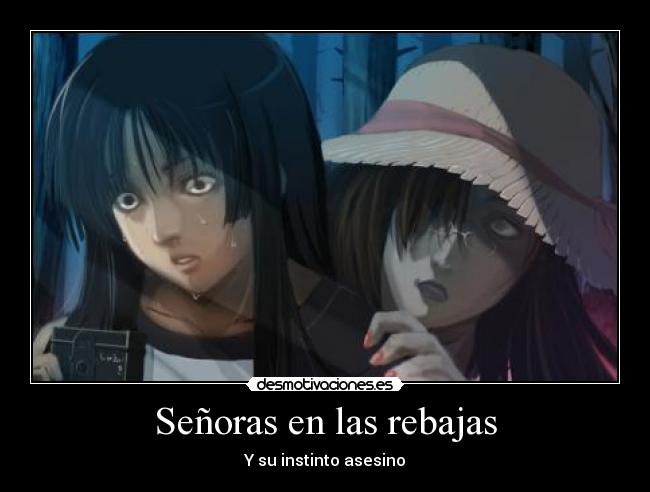Señoras en las rebajas -