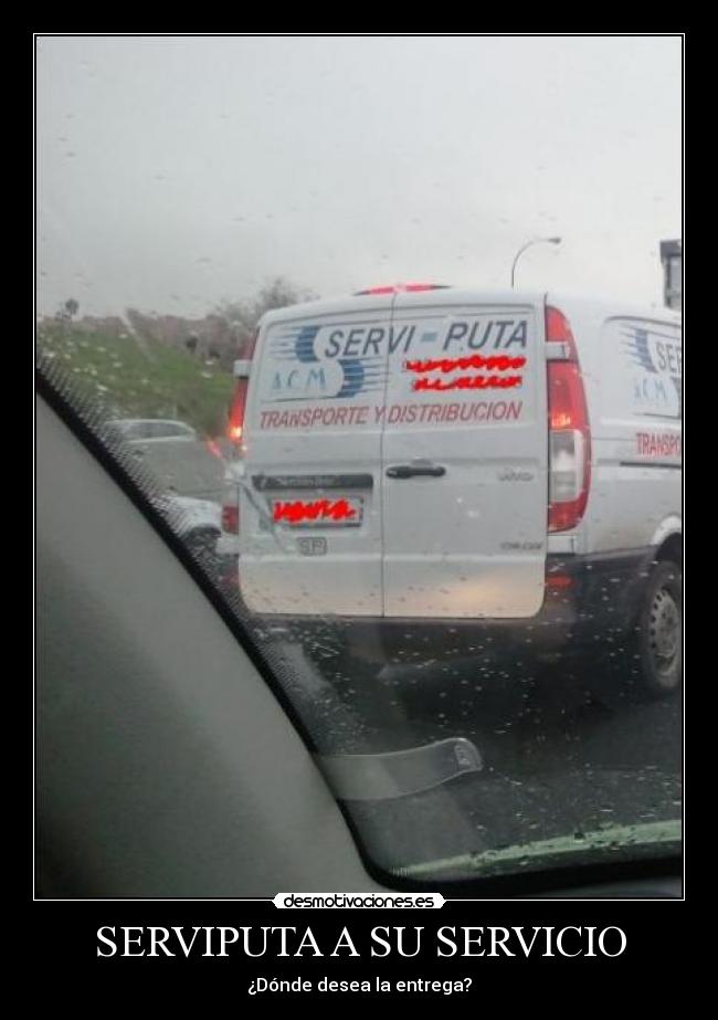 SERVIPUTA A SU SERVICIO - ¿Dónde desea la entrega?