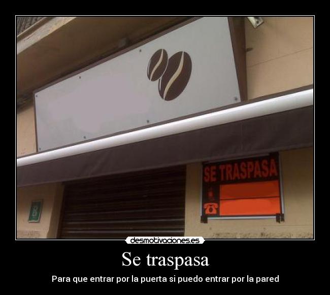 Se traspasa - 