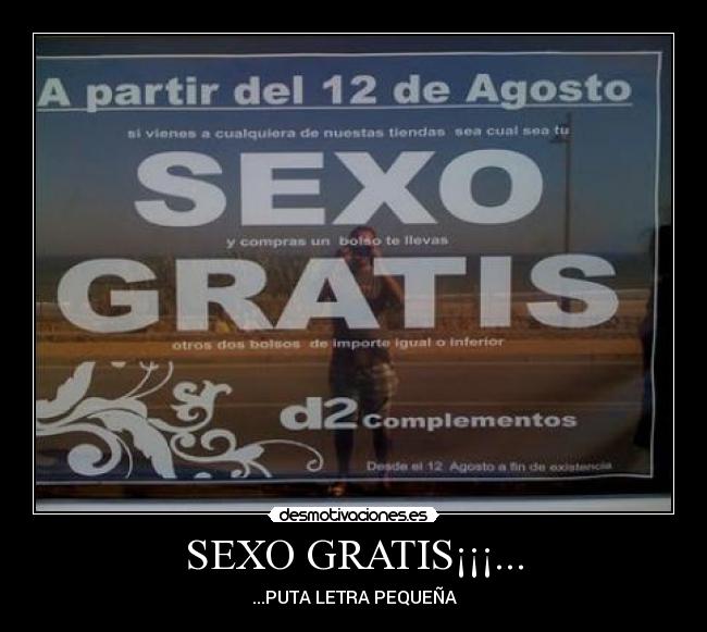 SEXO GRATIS¡¡¡... - 