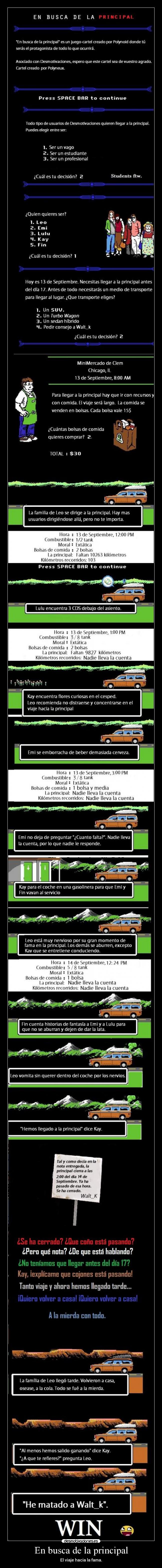 En busca de la principal -