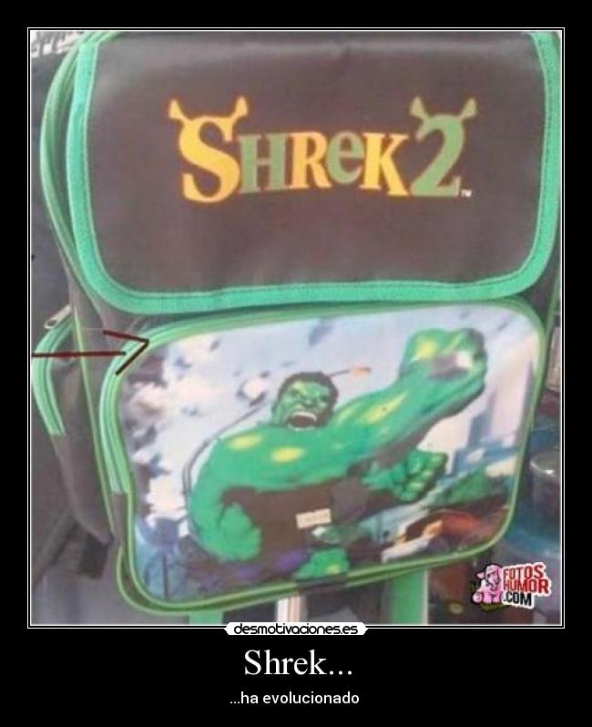 Shrek... - ...ha evolucionado
